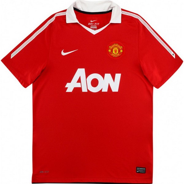 Camiseta Manchester United Replica Primera Ropa Retro 2010 2011 Rojo